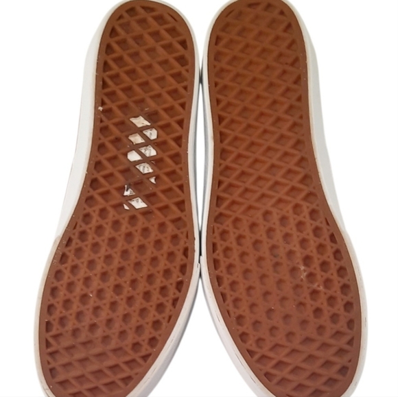 Vans Authentic Platform Suede Polka Dot Shadow Pink-Tan Shoes Size 8 Women's - Picture 5 of 5